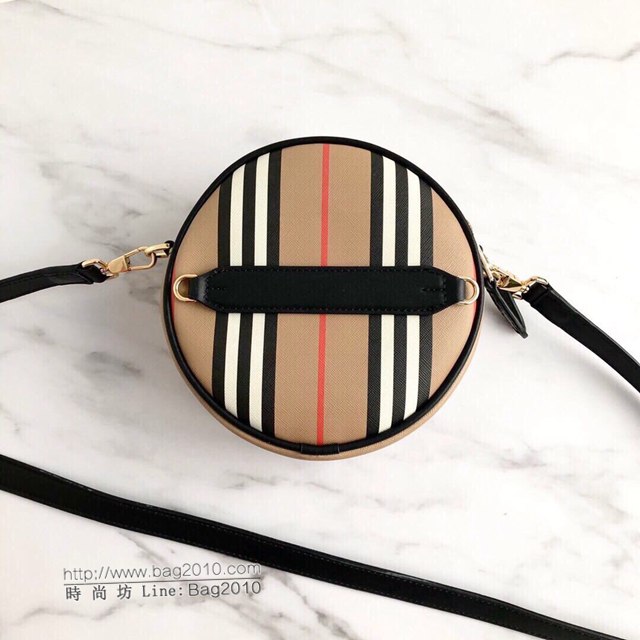 Burberry專櫃新款女包 巴寶莉Louise路易絲包圓形單肩包斜挎包  db1064